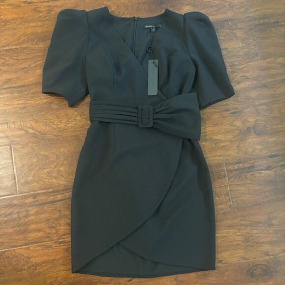 Black Halo | Dresses | New With Tags Black Halo Maricopa Puff Sleeve Cocktail Dress